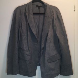 Lane Bryant grey stretch blazer size 18 never worn